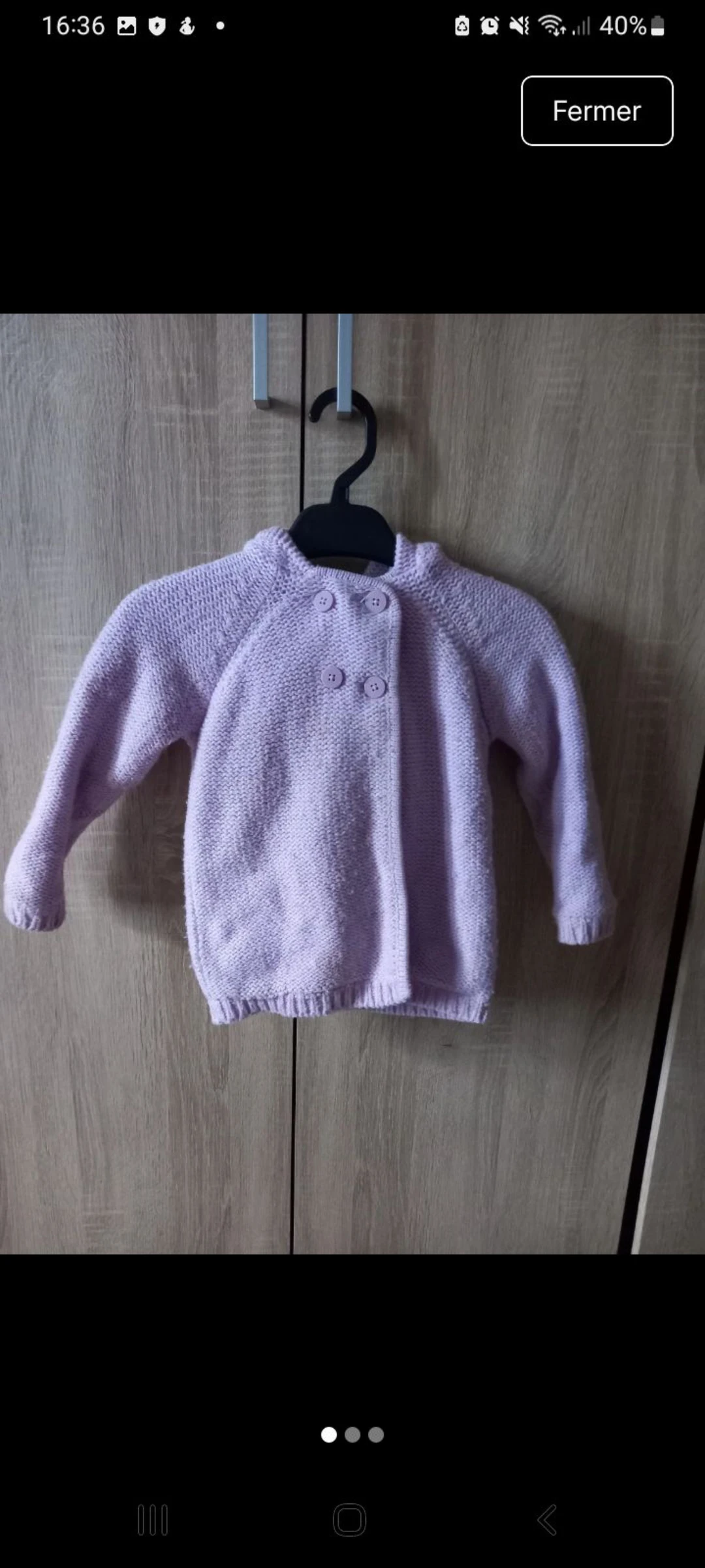 Chaqueta de lana para niña de 3 años – photo 2